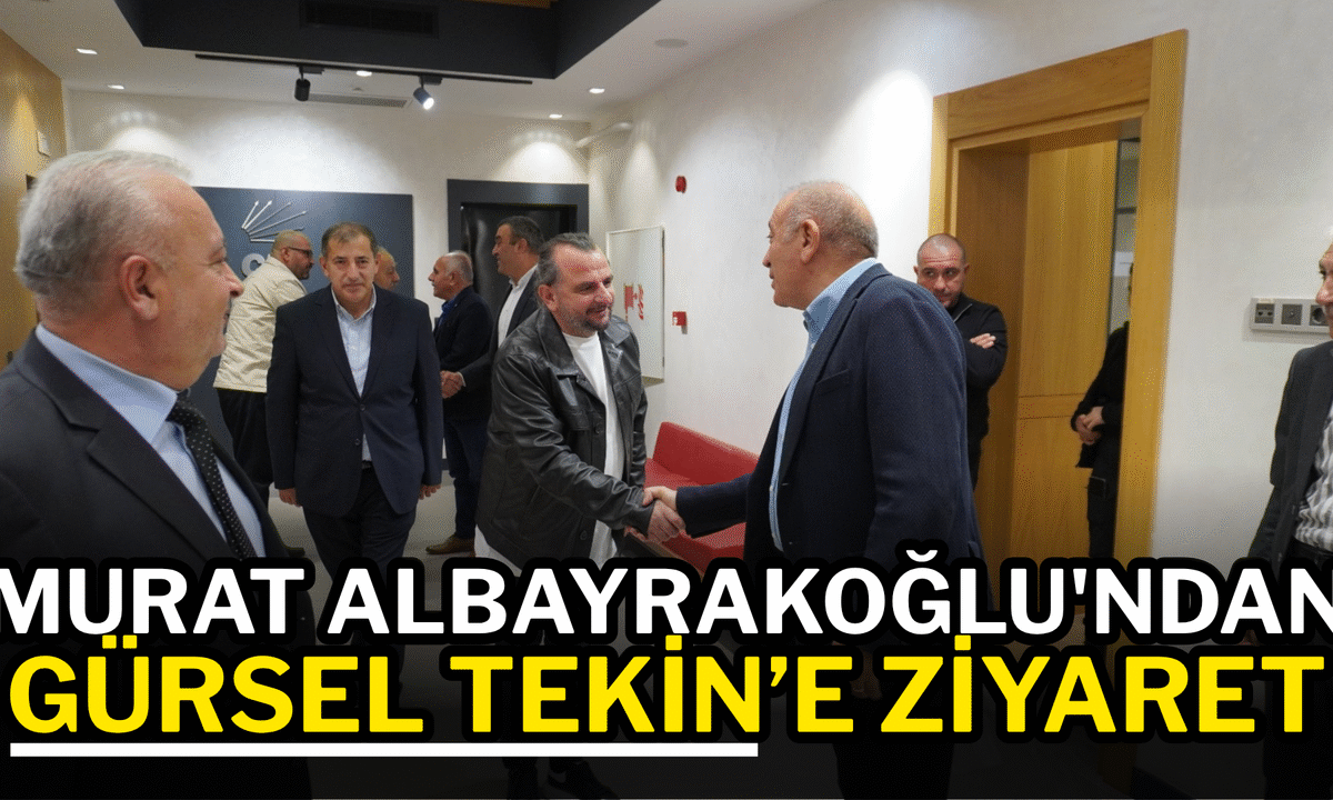 Gürsel Tekin Murat Albayrakoğlu’yla görüştü