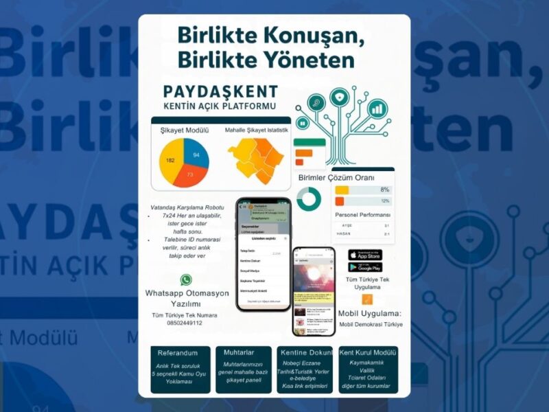 Paydaşkent ile mobil demokrasi dönemi başlıyor
