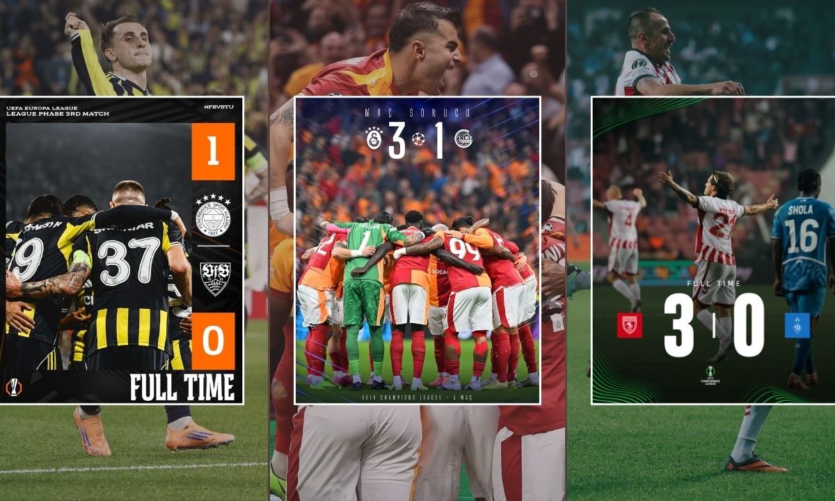 Türk futbolu Avrupa’da fırtına gibi esiyor: Son 6 maçta 6 galibiyet!